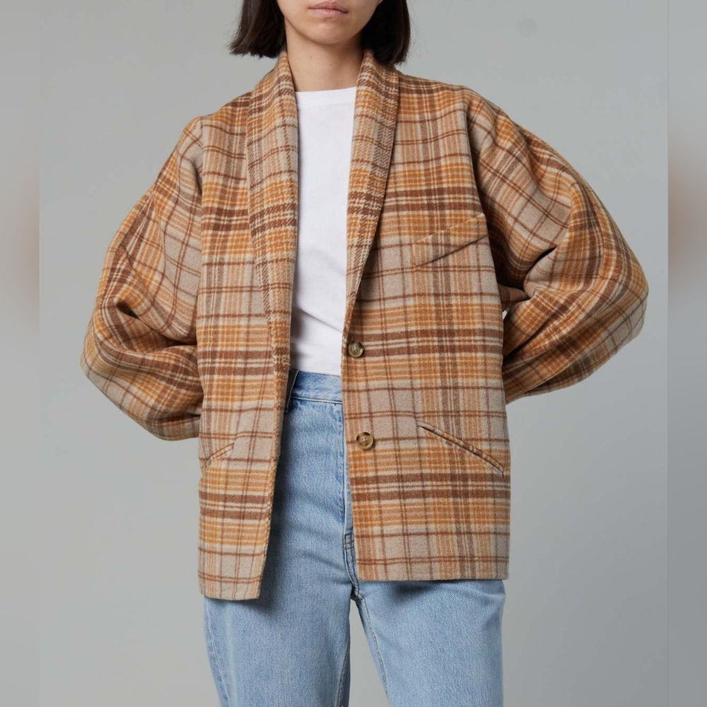STILL HERE "ESTATE BLAZER" - SIZE SMALL BUTTERSCOTCH COLOR